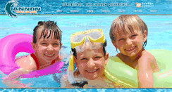 Desktop Screenshot of cannonpools.com
